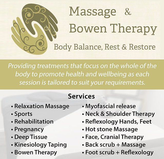 Massage & Bowen Therapy
